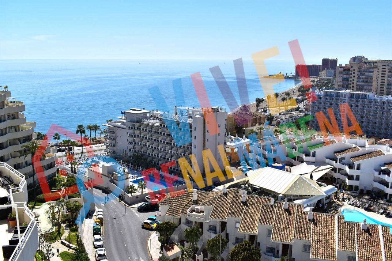 Vive Benal Beach 423, Primera Linea De Playa, Parque Acuatico Бенальмадена Экстерьер фото
